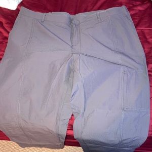 grey/green cargo pants